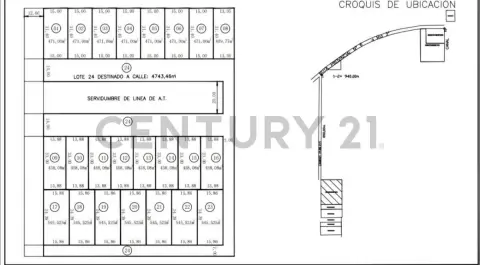 Campo de 2 m² en Río Tercero